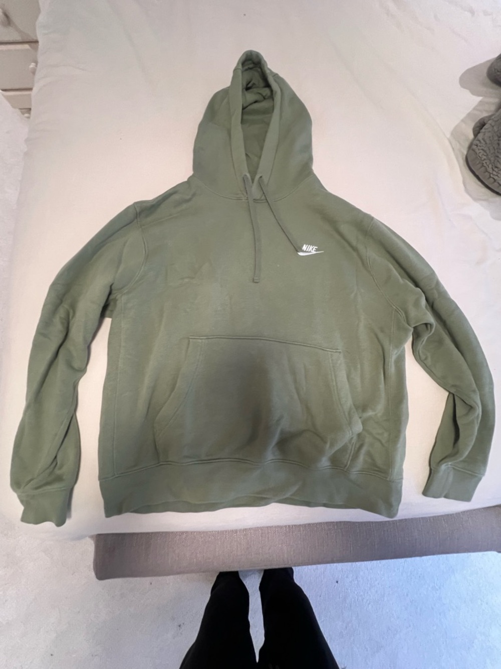Nike Sage Green Hooded Pullover Sweatshirt